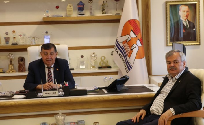Kültür Memur-Sen Genel Başkanı Erdoğan'dan Havza Belediye Başkanı İkiz'e ziyaret