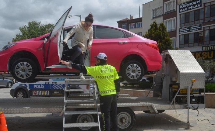 Merzifon’da Karayolu Trafik Güvenliği Haftası etkinlikleri yapıldı