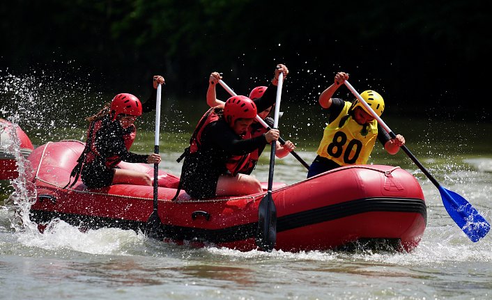 Okul Sporları Rafting Türkiye Şampiyonası Düzce'de başladı