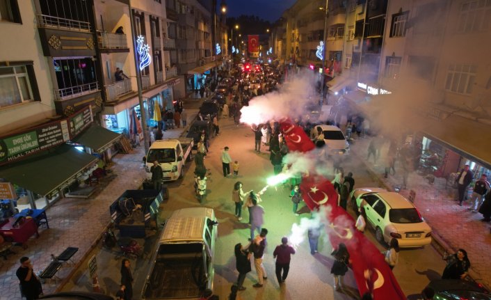 Yığılca'da fener alayı düzenlendi