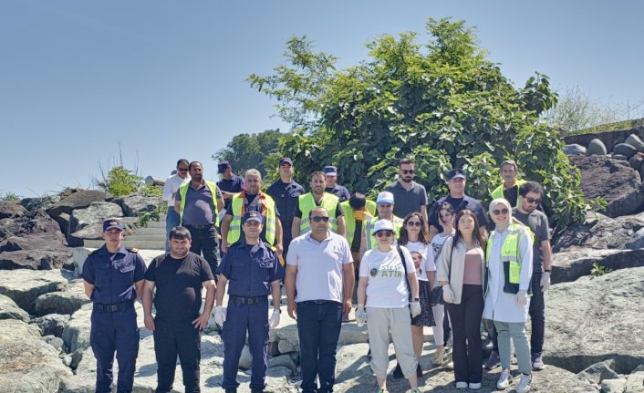 Arhavi'de çöp toplama etkinliği gerçekleştirildi