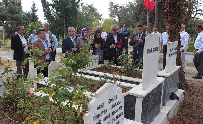 Bafra'da arife gününde şehitler dua ile anıldı