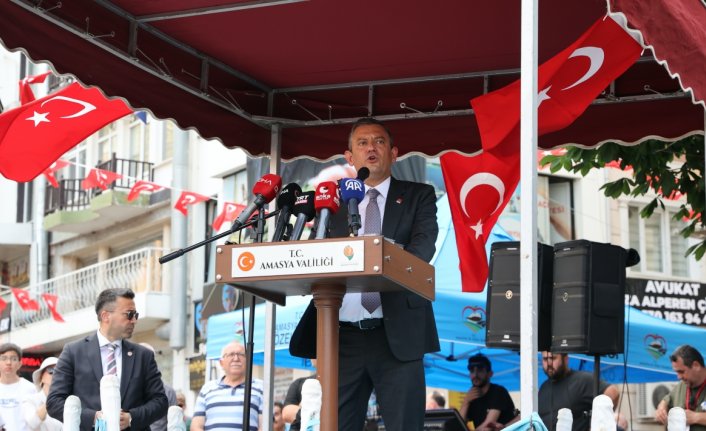 CHP Genel Başkanı Özel, Amasya Tamimi'nin yıl dönümü töreninde konuştu: