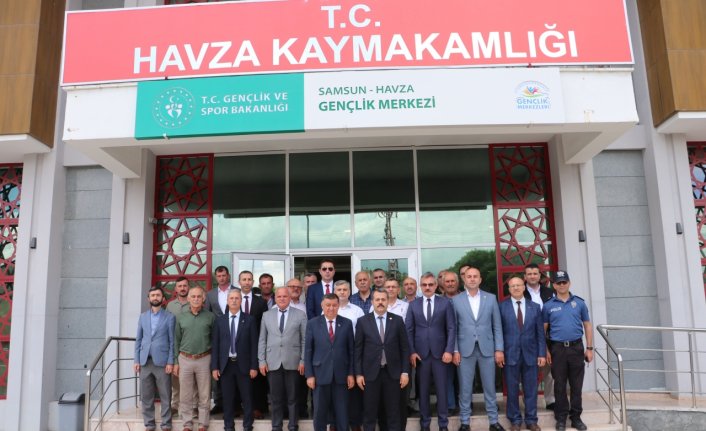 Havza'da bayramlaşma programı düzenlendi