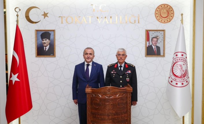 Jandarma Genel Komutanı Orgeneral Çetin'den Tokat Valisi Hatipoğlu'na ziyaret