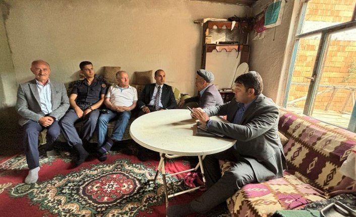 Kaymakam Ramazan Polat Kıbrıs gazilerini ziyaret etti