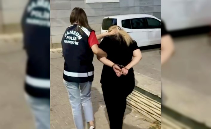 Samsun'da 10 yıl 10 ay kesinleşmiş hapis cezası bulunan kadın yakalandı
