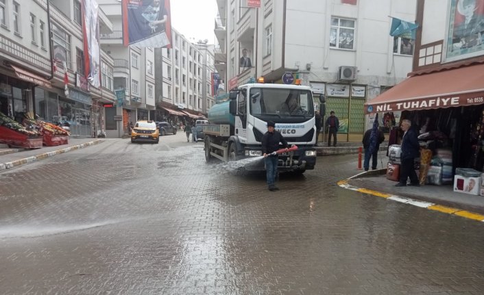 Trabzon'un ilçelerinde temizlik yapıldı