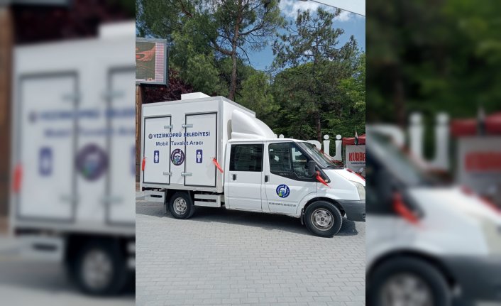 Vezirköprü Belediyesi pazar yerlerinde mobil tuvalet hizmeti verecek