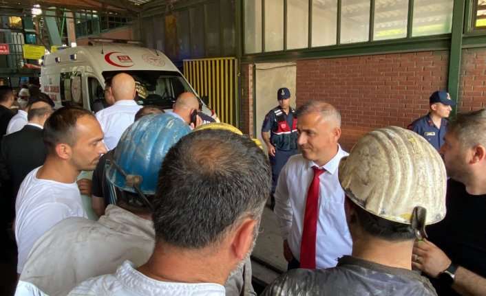 Zonguldak'ta maden ocağındaki göçükte mahsur kalan 2 işçiden biri kurtarıldı