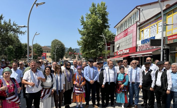 87. Kardüz Yaylası Kadırga Şenlikleri “Otçu Göçü“ yürüyüşüyle başladı