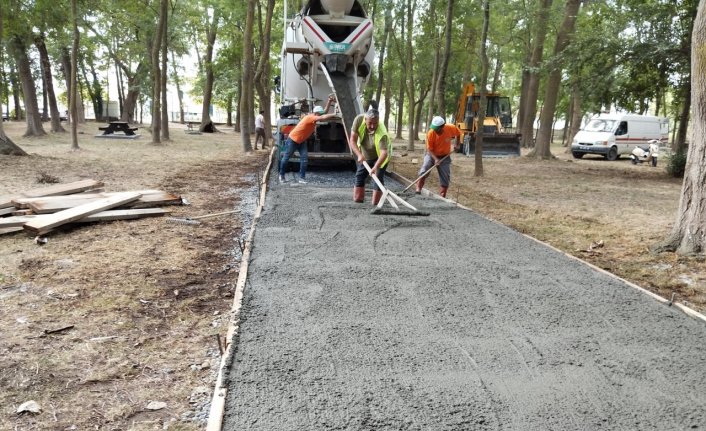 Alaçam'da Geyikkoşan Mesire alanında bakım ve çevre düzenlemesi yapıldı