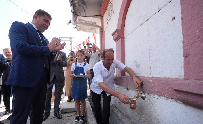 Atatürk'ün Düzce'ye gelişinin 90. yıl dönümünde köy çeşmesinden ayran akıtıldı