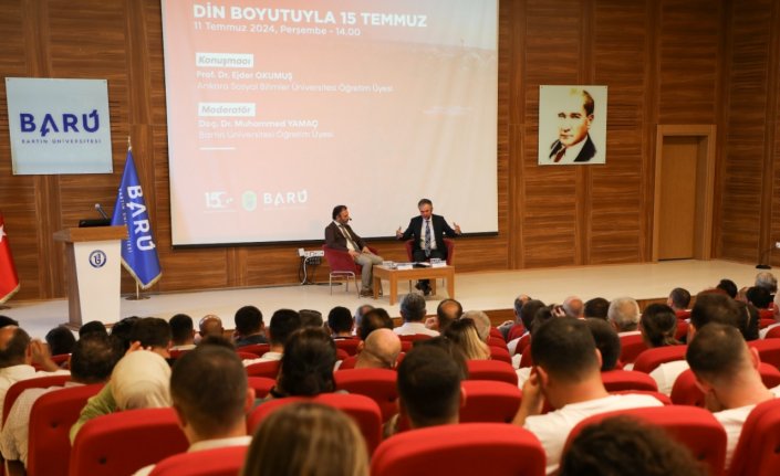 Bartın Üniversitesinde “15 Temmuz“ konferansı düzenlendi