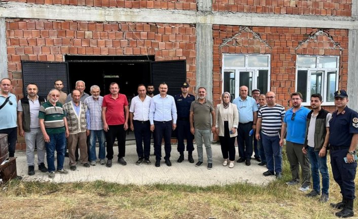 Boyabat'ta Kaymakam Yılmaz, köy ziyaretlerinde bulundu