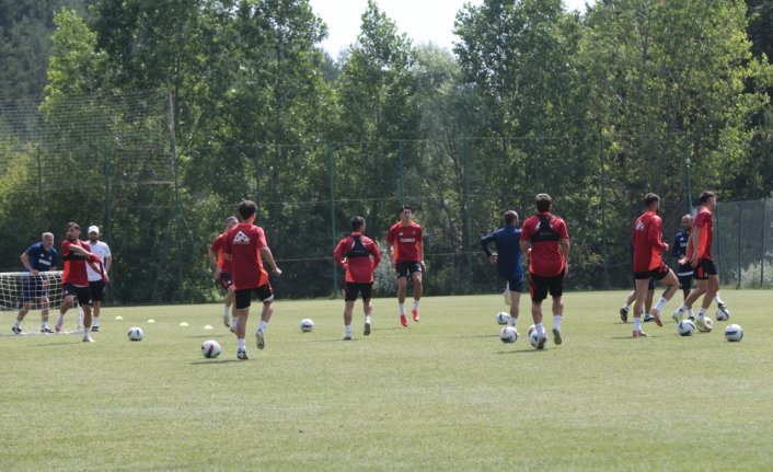 Gaziantep FK, yeni sezon hazırlıkları kapsamında idman yaptı