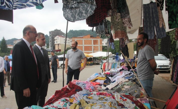 Giresun Valisi Serdengeçti, Güce'yi ziyaret etti