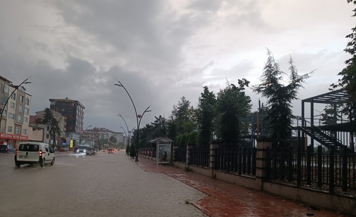 Giresun'da sağanak etkili oldu