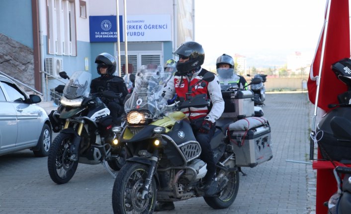 “İnebolu'dan Ankara'ya İstiklal Sürüşü“ ikinci gününde devam ediyor