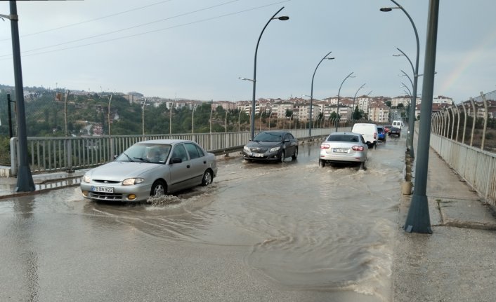 Karabük’te sağanak etkili oldu