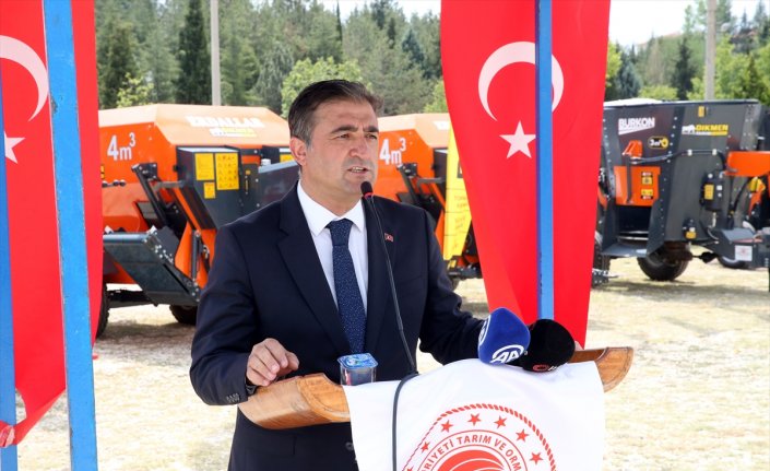 Kastamonu'da 110 çiftçiye makine için 45 milyon liranın üzerinde hibe desteği sağlandı