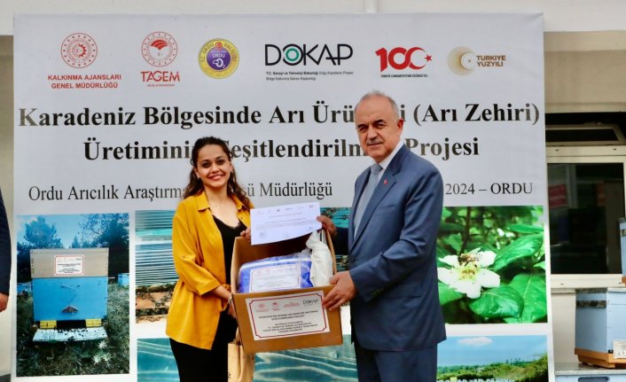 Ordu'da arı ürünleri üretiminin çeşitlendirilmesi projesi tanıtıldı