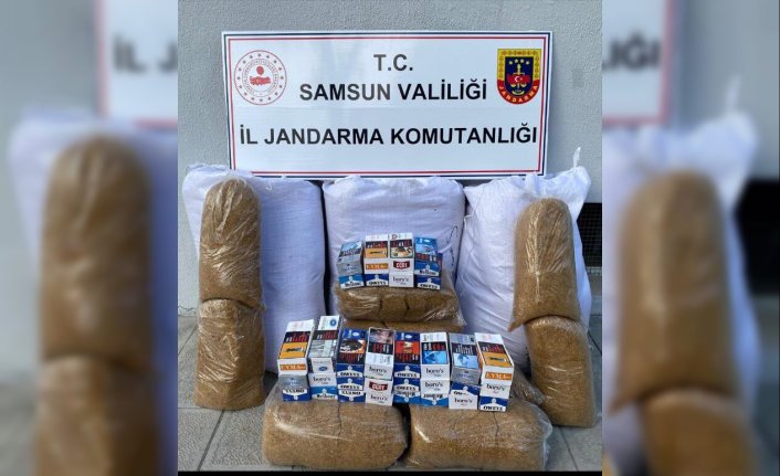 Samsun'da 6 bin 400 bandrolsüz makaron ele geçirildi