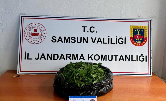 Samsun'da ikametinde uyuşturucu bulunduran kişi yakalandı