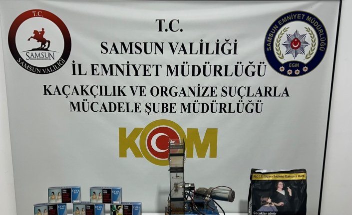 Samsun'da kaçakçılık operasyonunda 2 şüpheli yakalandı