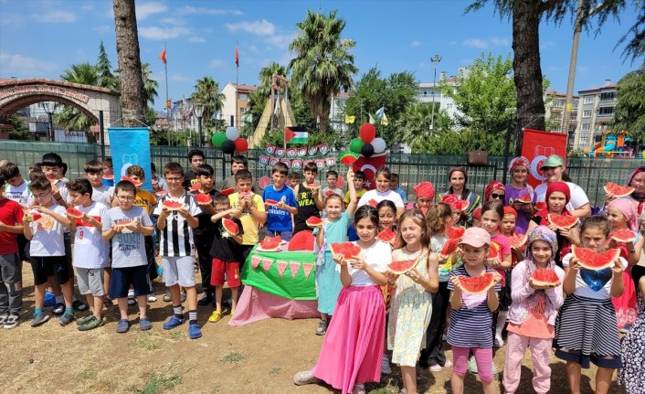 Samsun'da Kur'an kursu öğrencilerine yönelik “Karpuz Şenliği“