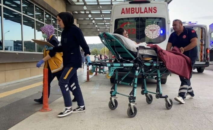 Çorum'da metan gazından etkilenen 2 işçi tedavi altına alındı