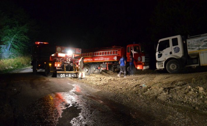 Çorum'daki orman yangını söndürüldü