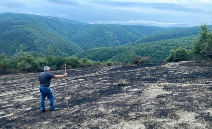 Karabük'te anız yangını söndürüldü