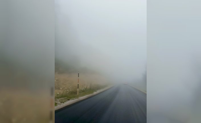 Kastamonu'da sis etkili oldu