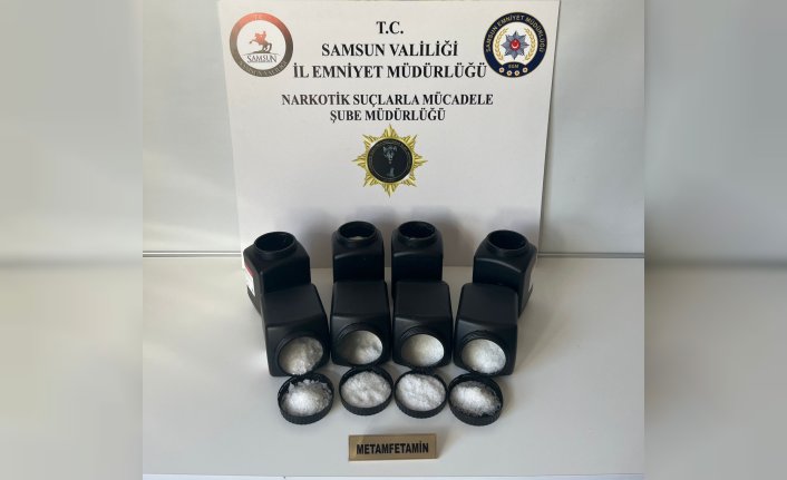 Samsun'da 8 kilogram uyuşturucu ele geçirildi