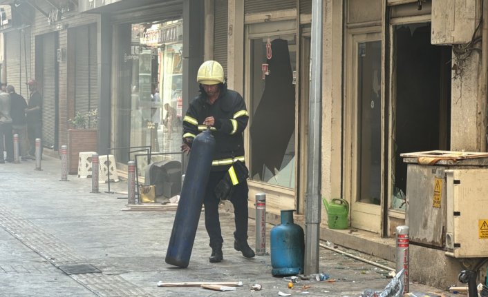 Samsun'da iş yerinde çıkan yangın söndürüldü