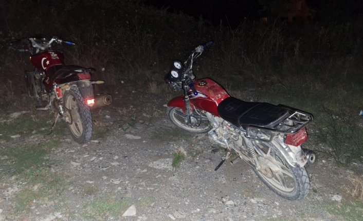 Bafra'da plakasız motosikletlere yönelik uygulama yapıldı