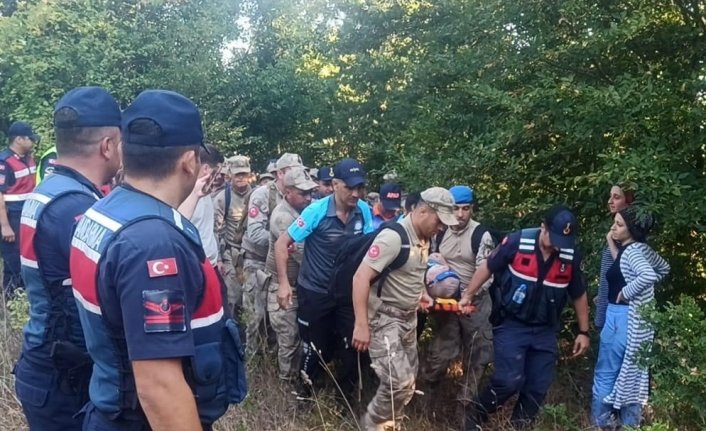 Sinop'ta kaybolan Alzheimer hastası, komando timi tarafından bulundu