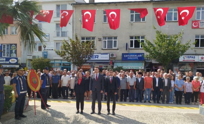 Sinop'un ilçelerinde 30 Ağustos Zafer Bayramı kutlandı