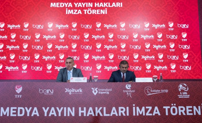 “Süper Lig ve 1. Lig medya yayın hakları“ imza töreni yapıldı