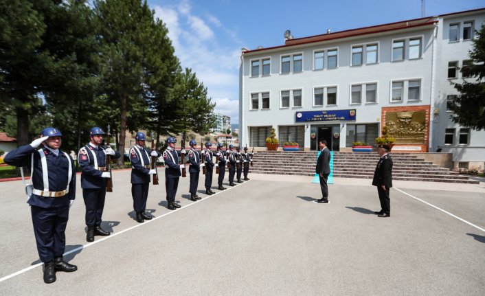 Tokat Valisi Köklü, İl Jandarma Komutanı Küyük'ü ziyaret etti