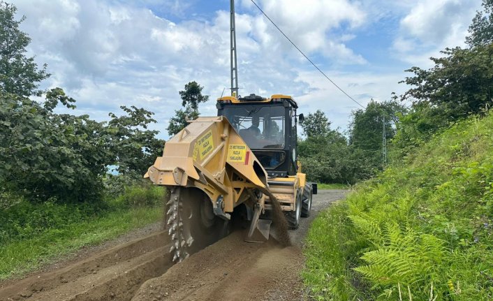 Trabzon'da 4 ayda 91 bin metre içme suyu hattı imalatı gerçekleştirildi