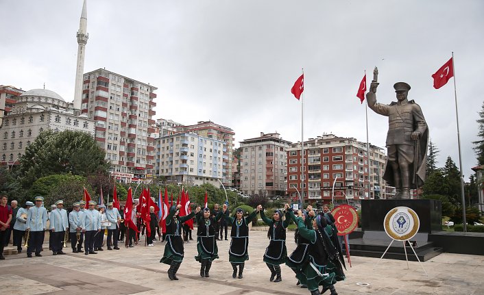 Atatürk'ün Rize'ye gelişinin 100. yıl dönümü törenle kutlandı