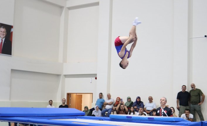 Bolu'da Trampolin Cimnastik Minikler Kulüplerarası Türkiye Şampiyonası sona erdi