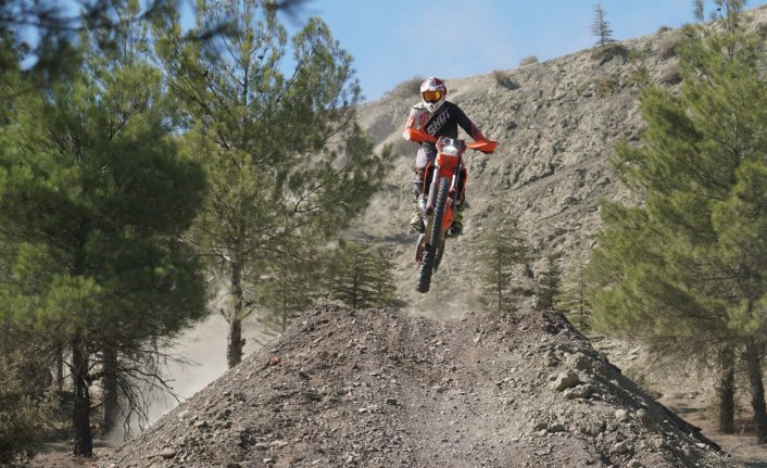 Çorum'da Enduro Motosiklet Yarışları yapıldı