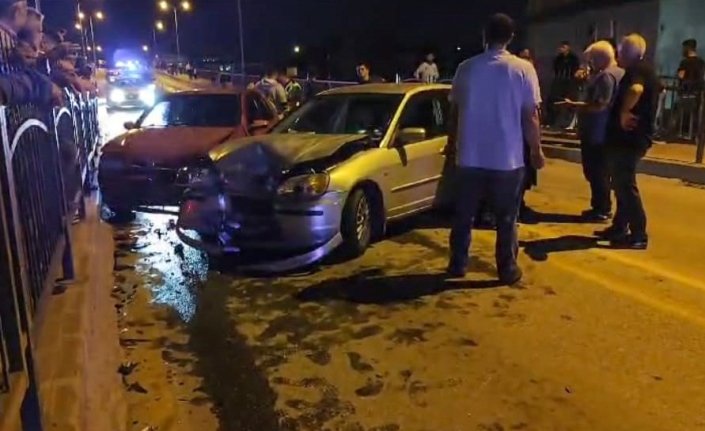 Çorum'da zincirleme trafik kazasında 4 kişi yaralandı