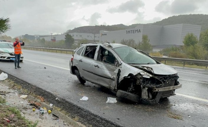 Düzce'de meydana gelen trafik kazalarında 5 kişi yaralandı