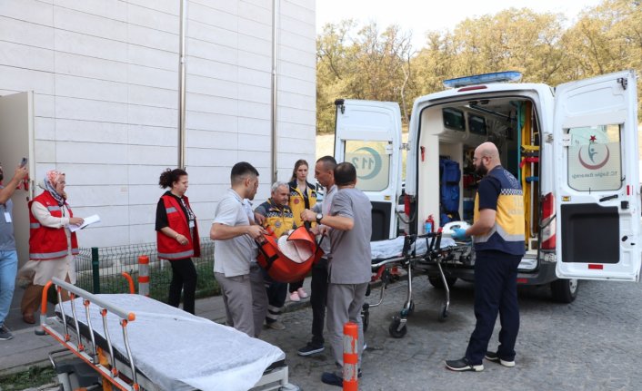 Havza Devlet Hastanesinde Afet ve Acil Durum Planı tatbikatı yapıldı