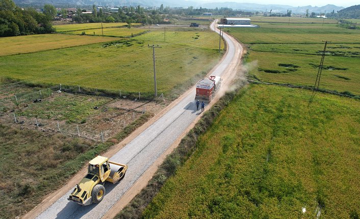 Osmancık'taki eski Çorum yolu tekrar trafiğe açıldı