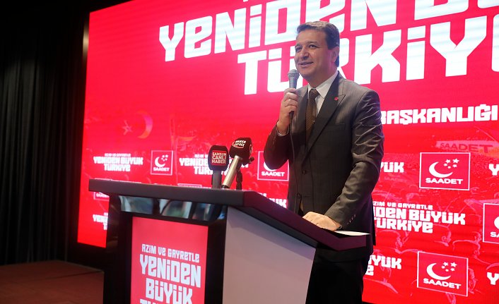 Saadet Partisi Genel Başkanvekili Arıkan, Samsun'da konuştu